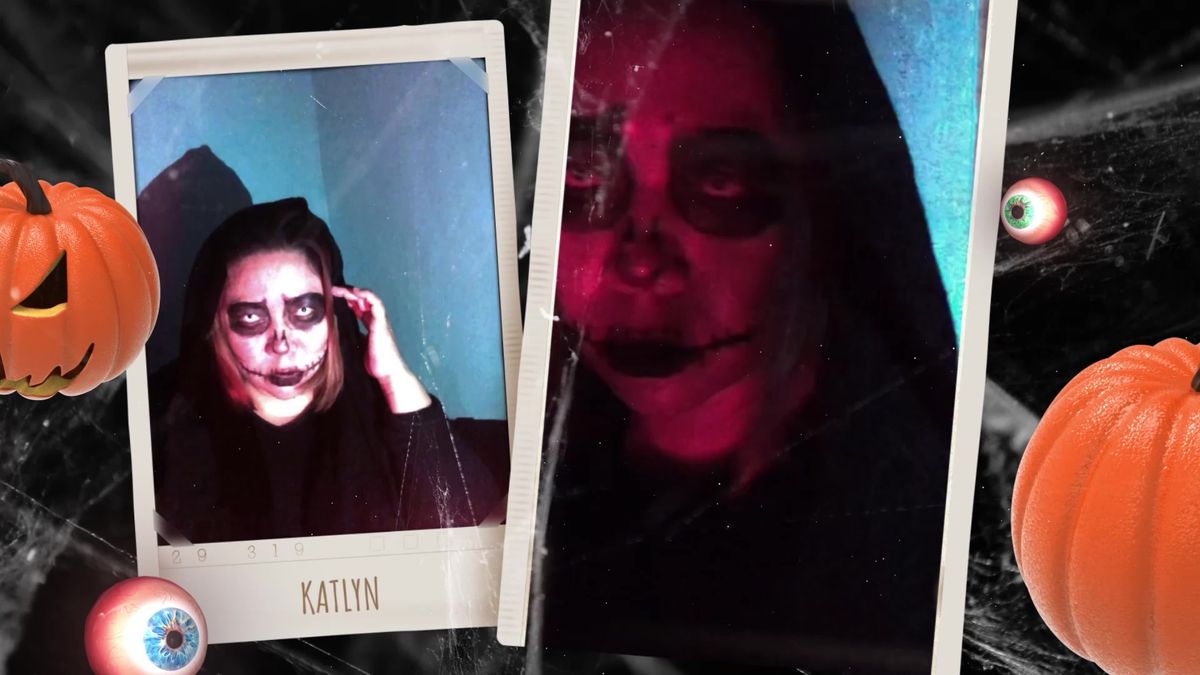 Katlyn in Halloween costume