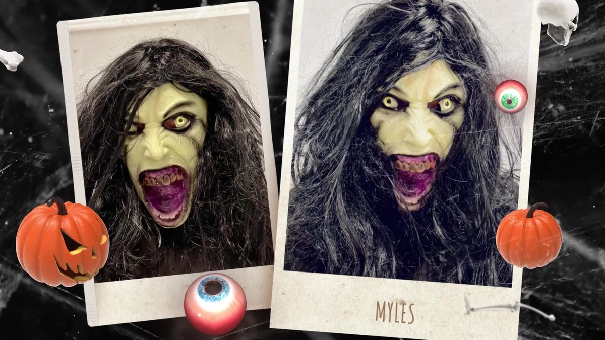 Myles in Halloween costume